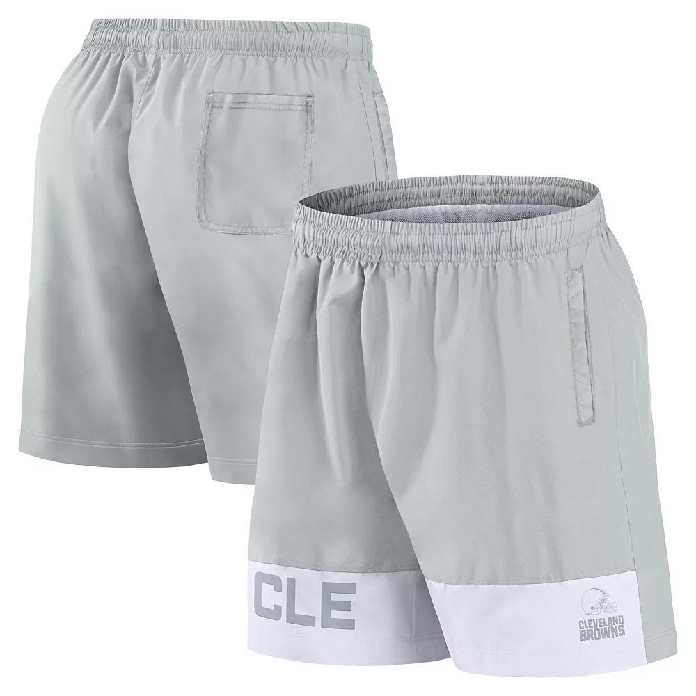 Men's Fanatics Gray Cleveland Browns Elements Shorts, Size: Medium, Grey Product Image