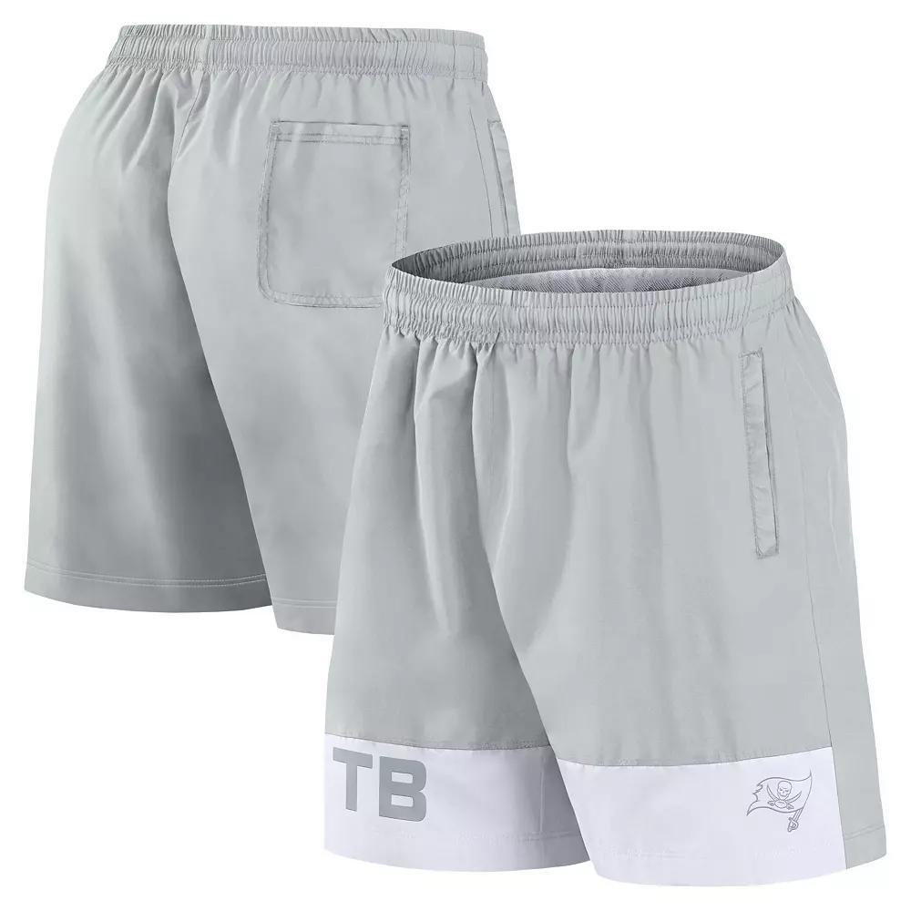 Men's Fanatics Gray Tampa Bay Buccaneers Elements Shorts, Size: 4XL, Grey Product Image