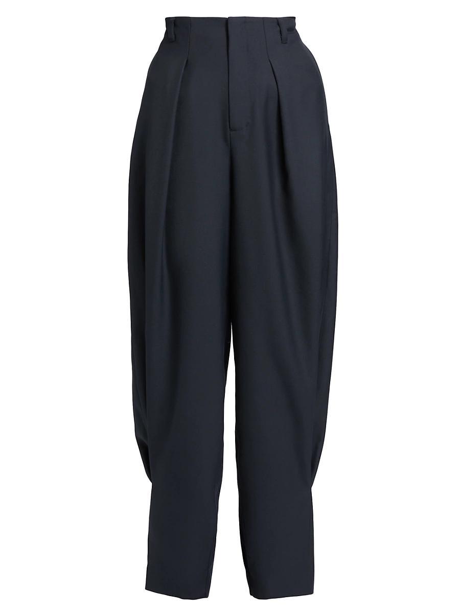 Womens Juniper Pleated Barrel-Leg Pants Product Image