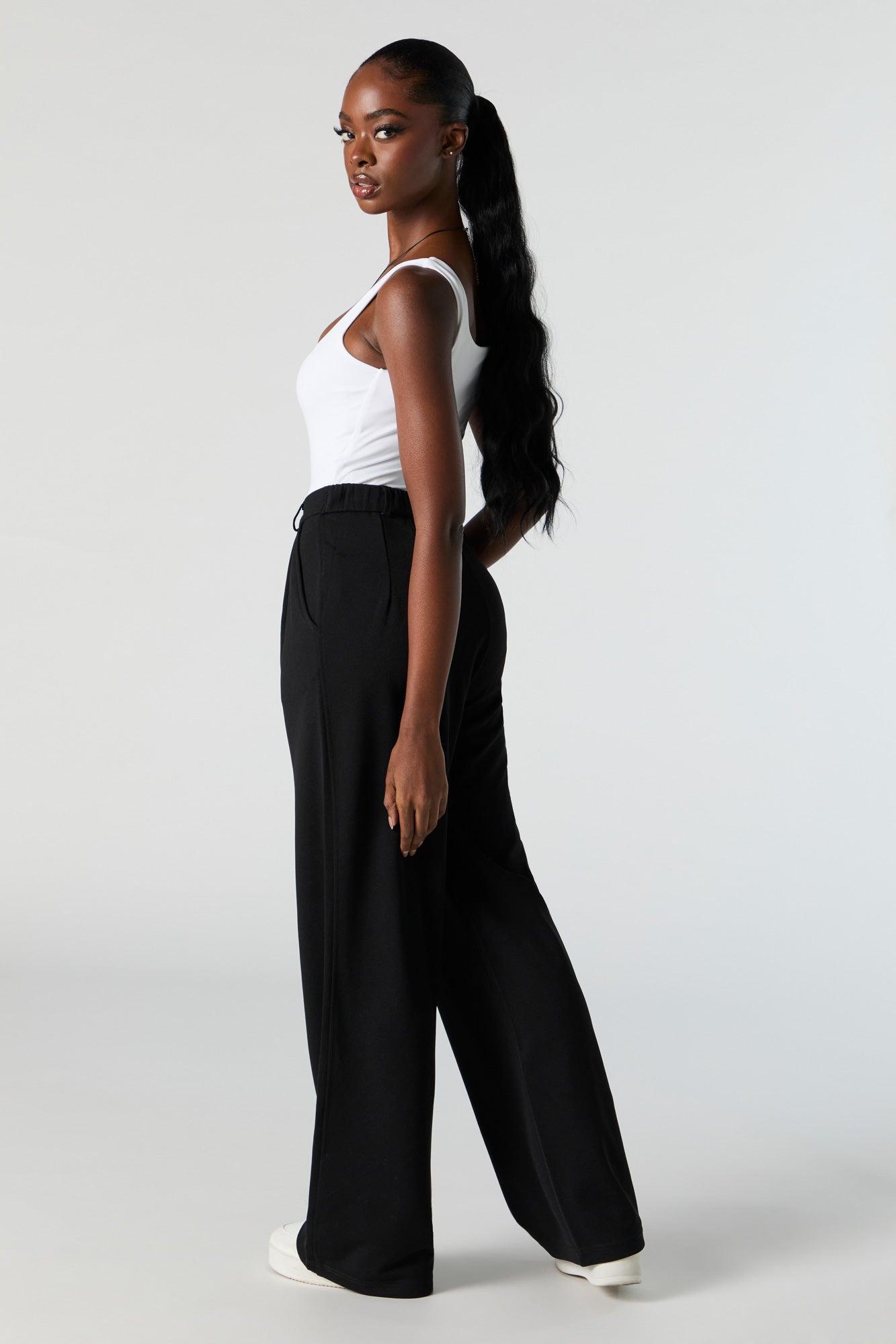 Crepe Straight Leg Dress Pant Female Product Image