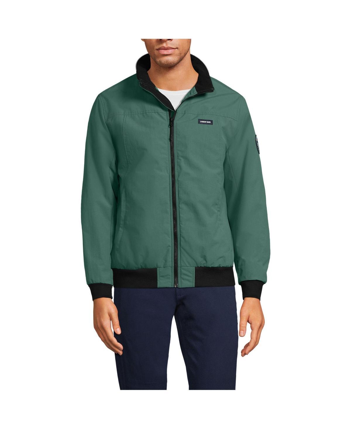 Men's Lands' End Classic Squall Bomber Jacket, Size: Small, Deep  Blue Product Image