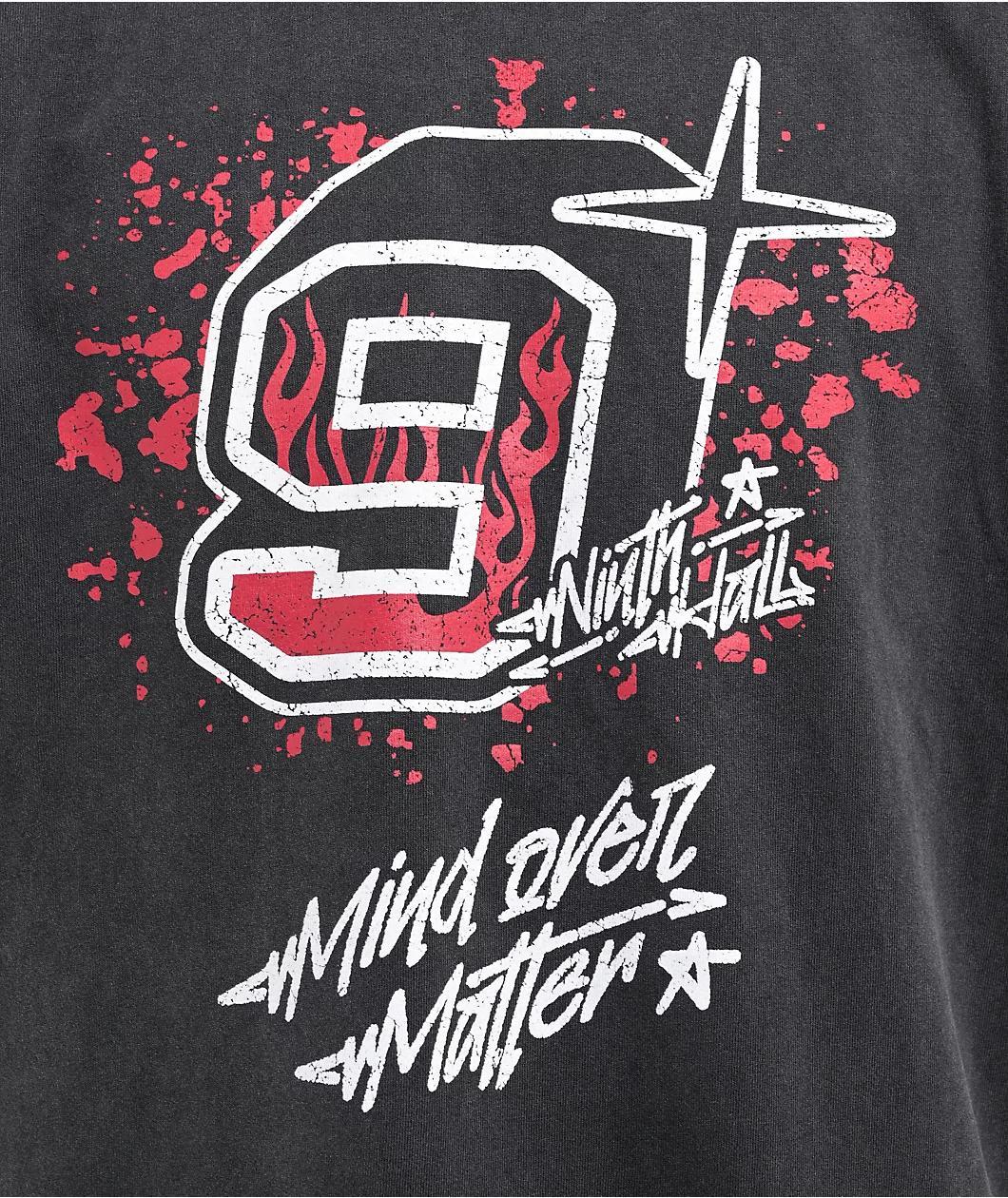 Ninth Hall Mind Over Matter Vintage Black T-Shirt Product Image