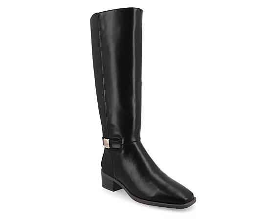 Journee Tru Comfort Foam Womens Londyn Calf Boots Red Product Image