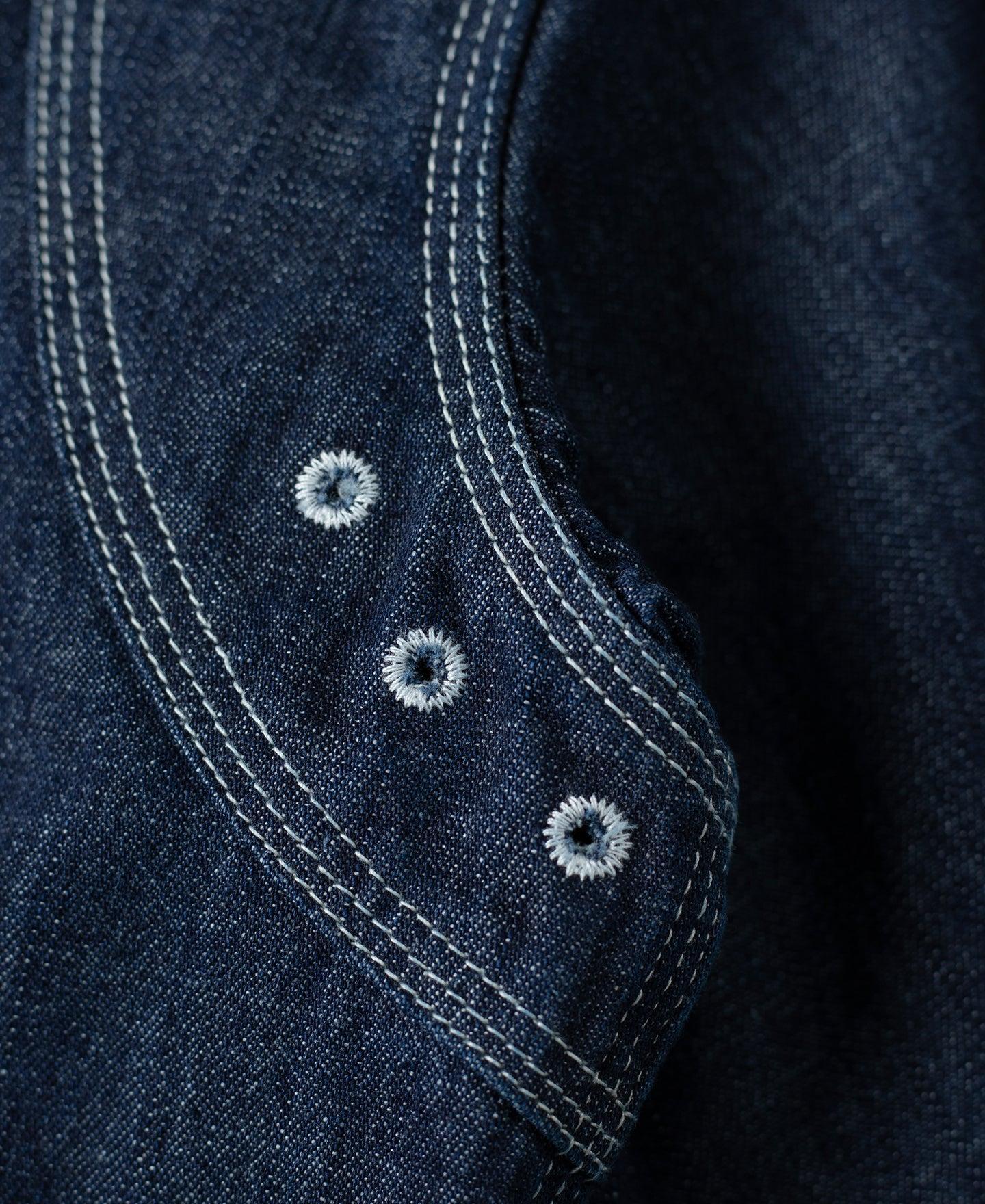 1933 Cigarette Pocket Denim Work Shirt Product Image