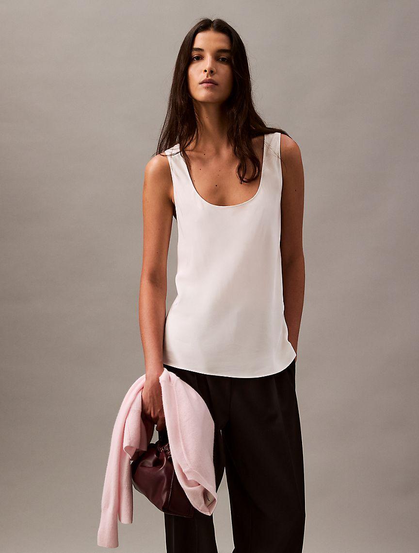 Viscose Twill Tank Top Product Image
