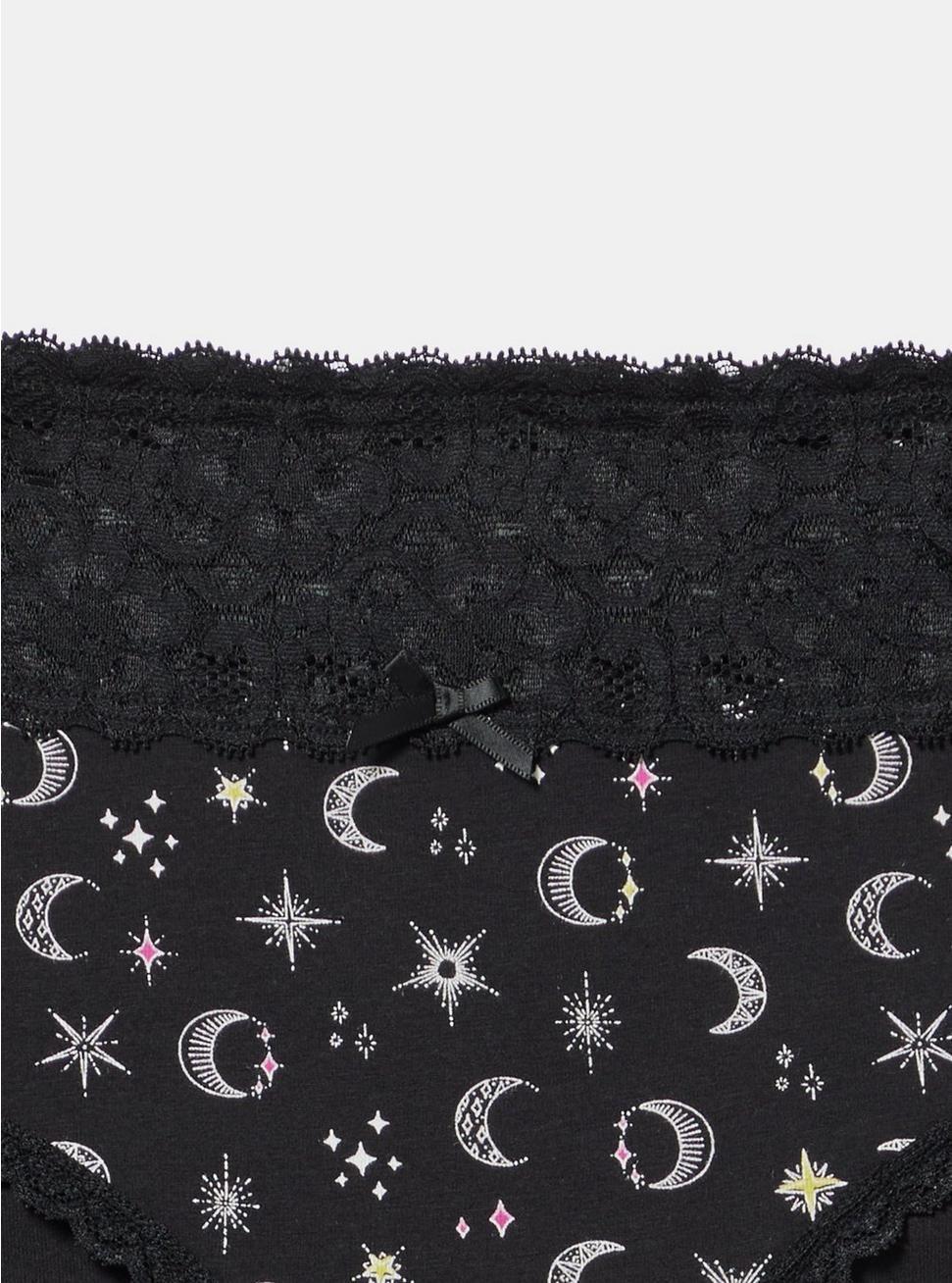 Mid-Rise Hipster Lace Trim Panty Product Image