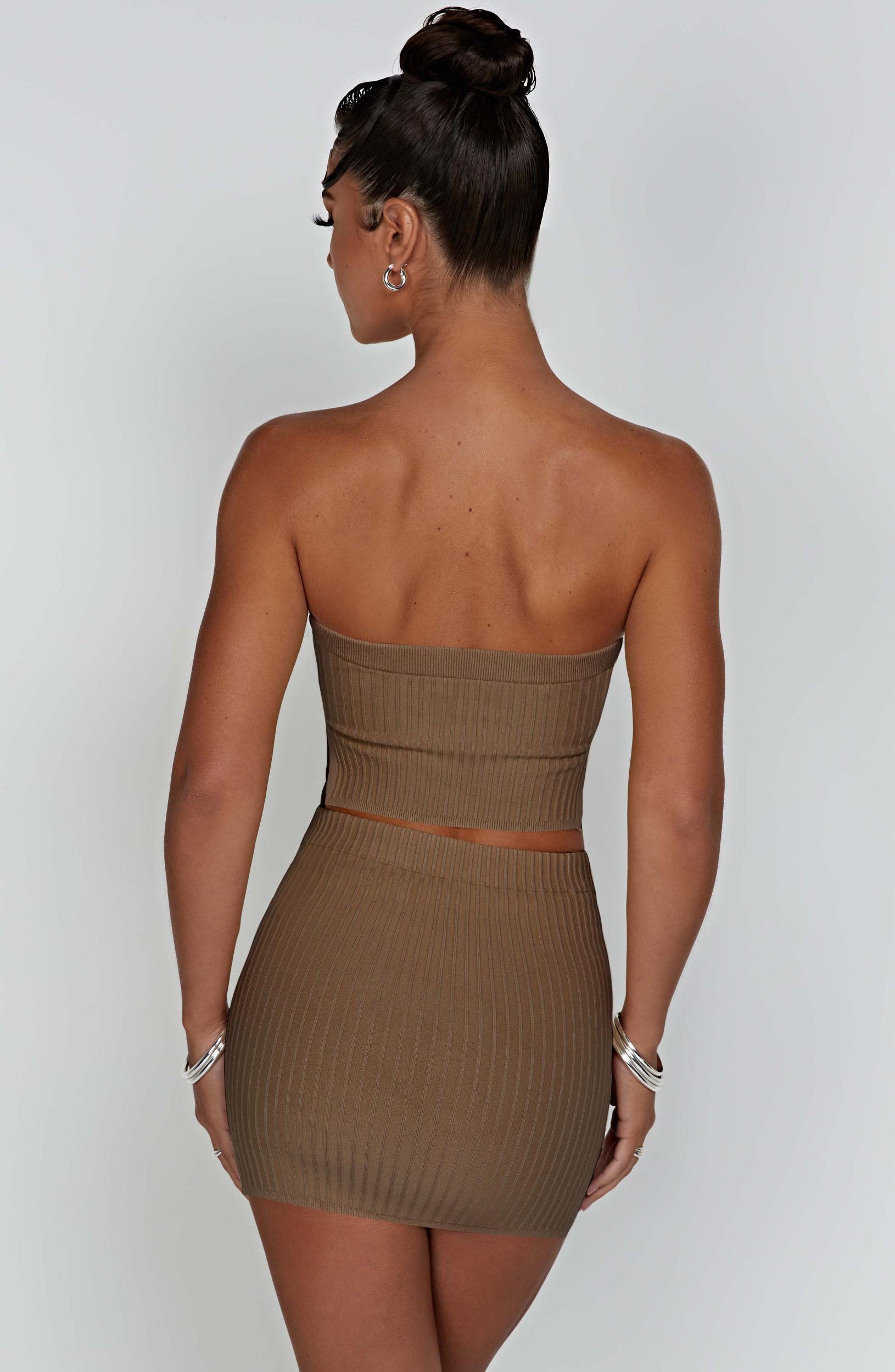 Jaz Mini Skirt - Mocha Product Image