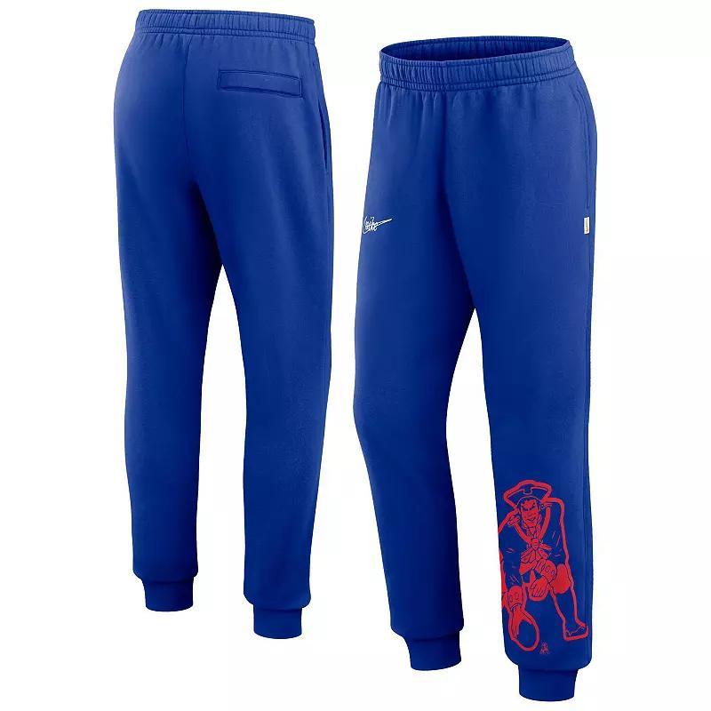Men's Nike Royal New England Patriots Logo Crop Joggers, Size: XL, Blue Product Image