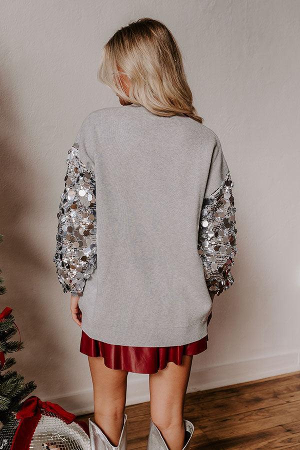 Caught Your Eye Sequin Sweater Product Image