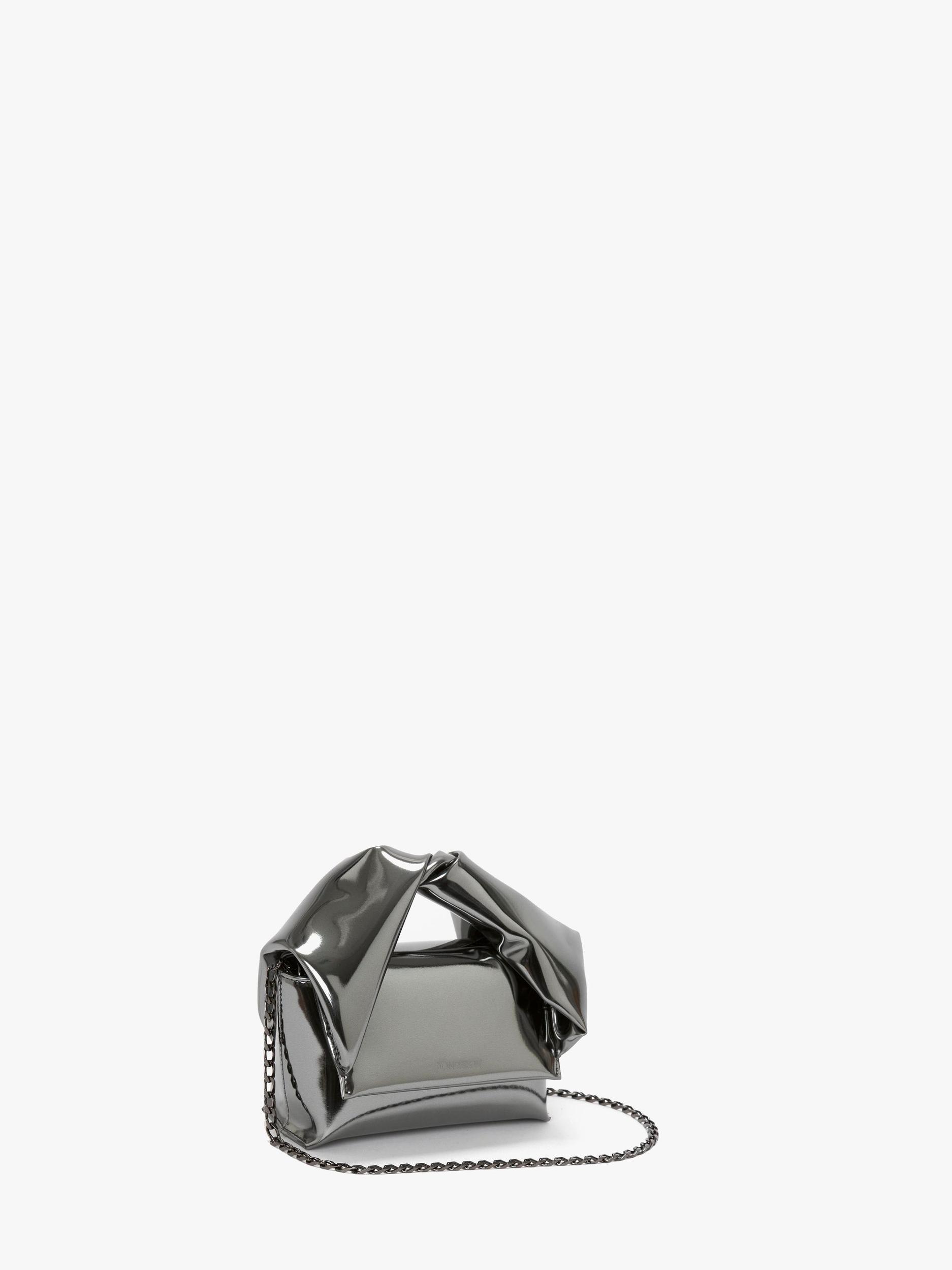 SMALL TWISTER - METALLIC TOP HANDLE BAG Product Image