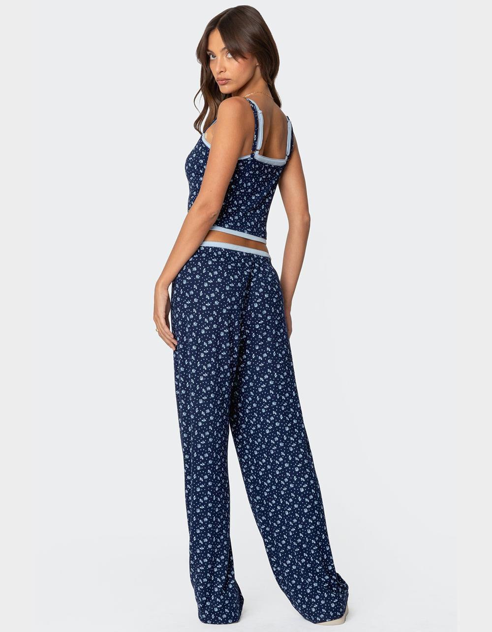EDIKTED Flowerbed Layered Pants Product Image