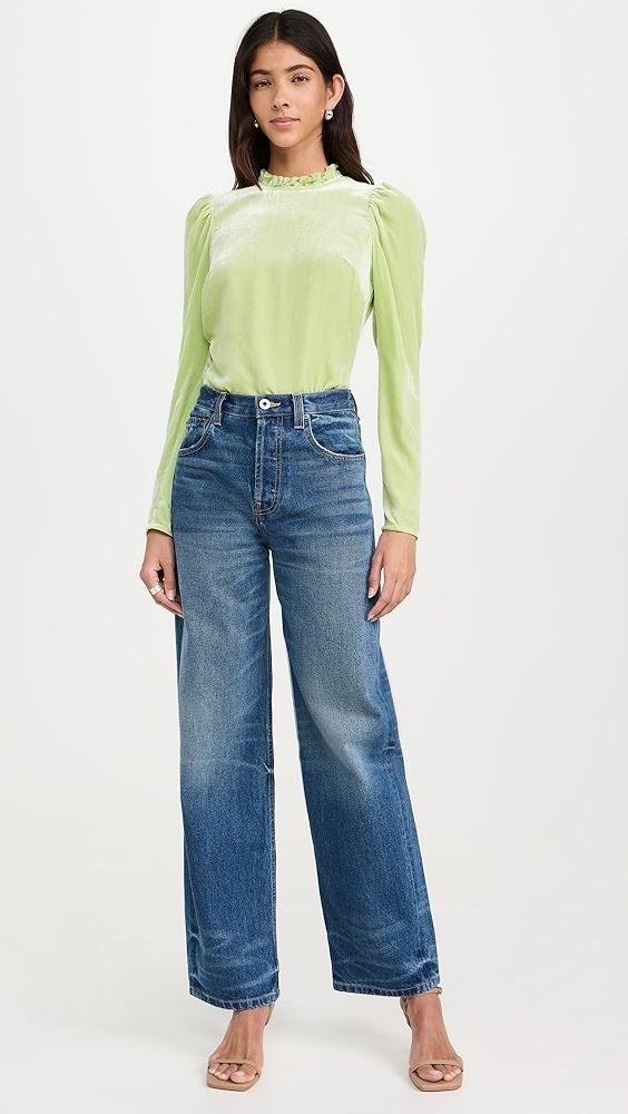 Ulla Johnson Marlene Velvet Blouse | Shopbop Product Image