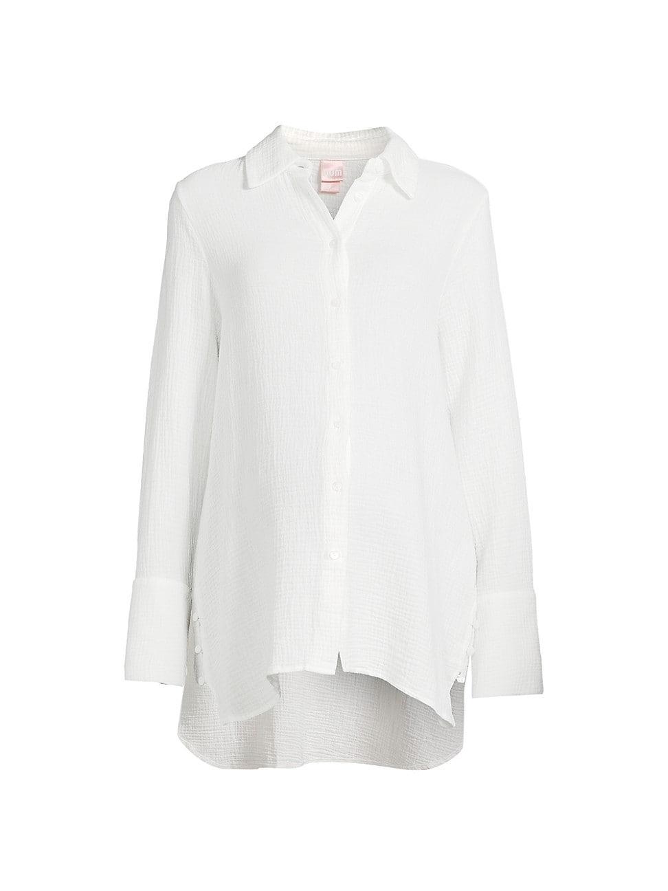 Nom Maternity The Everyday Cotton Maternity Shirt Product Image