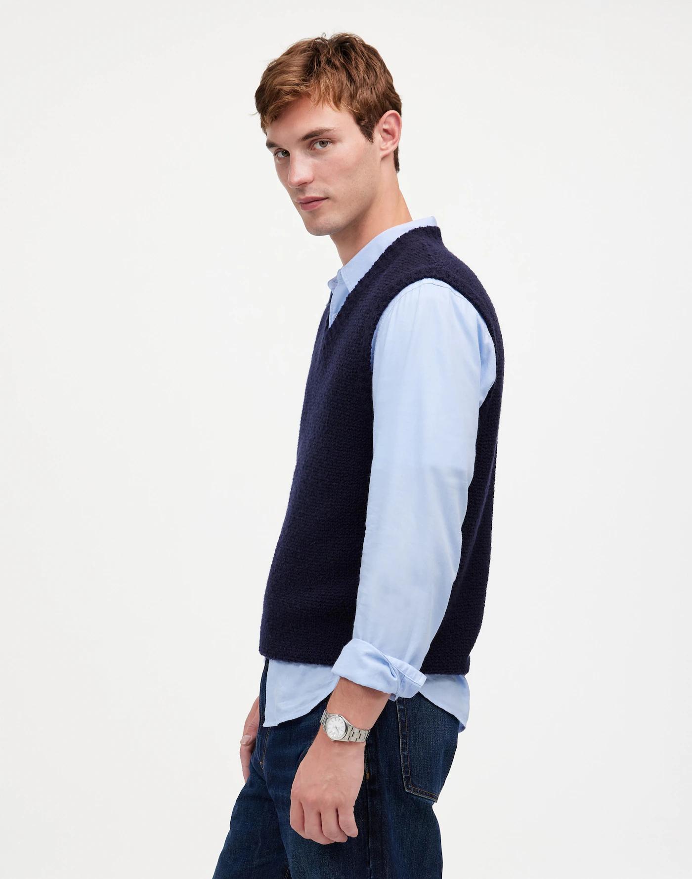 Bouclé Sweater Vest Product Image