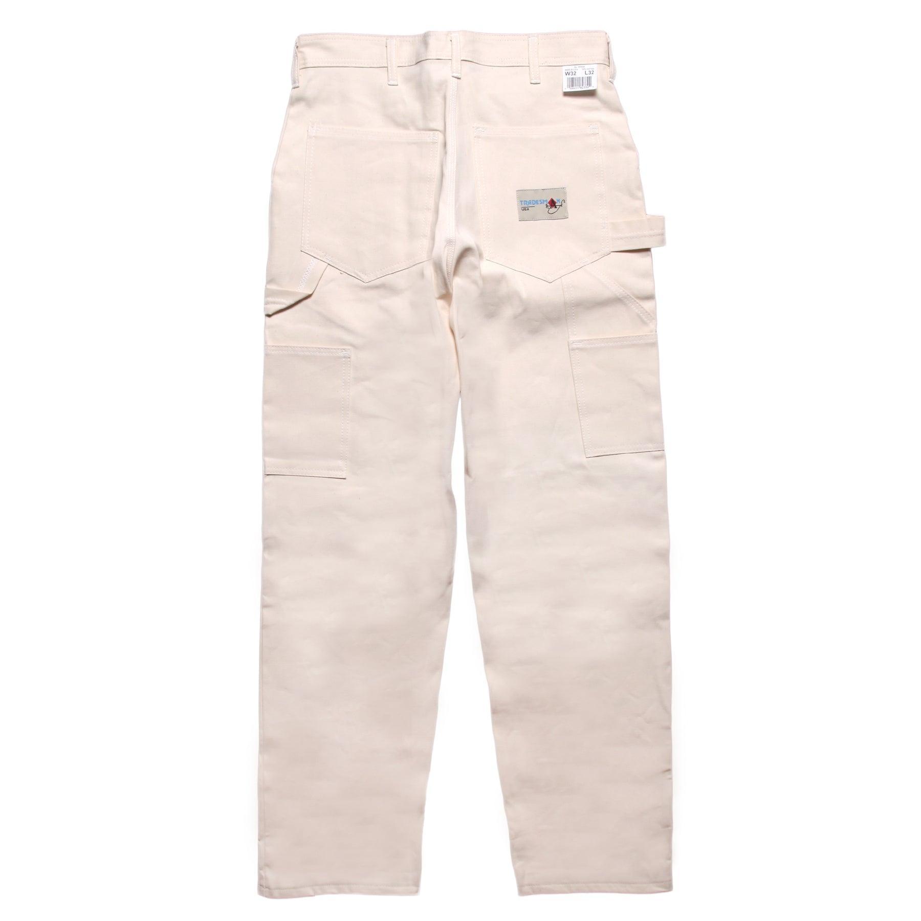 Ace Drop Cloth Tradesman Carpenter Pants - Natural Product Image