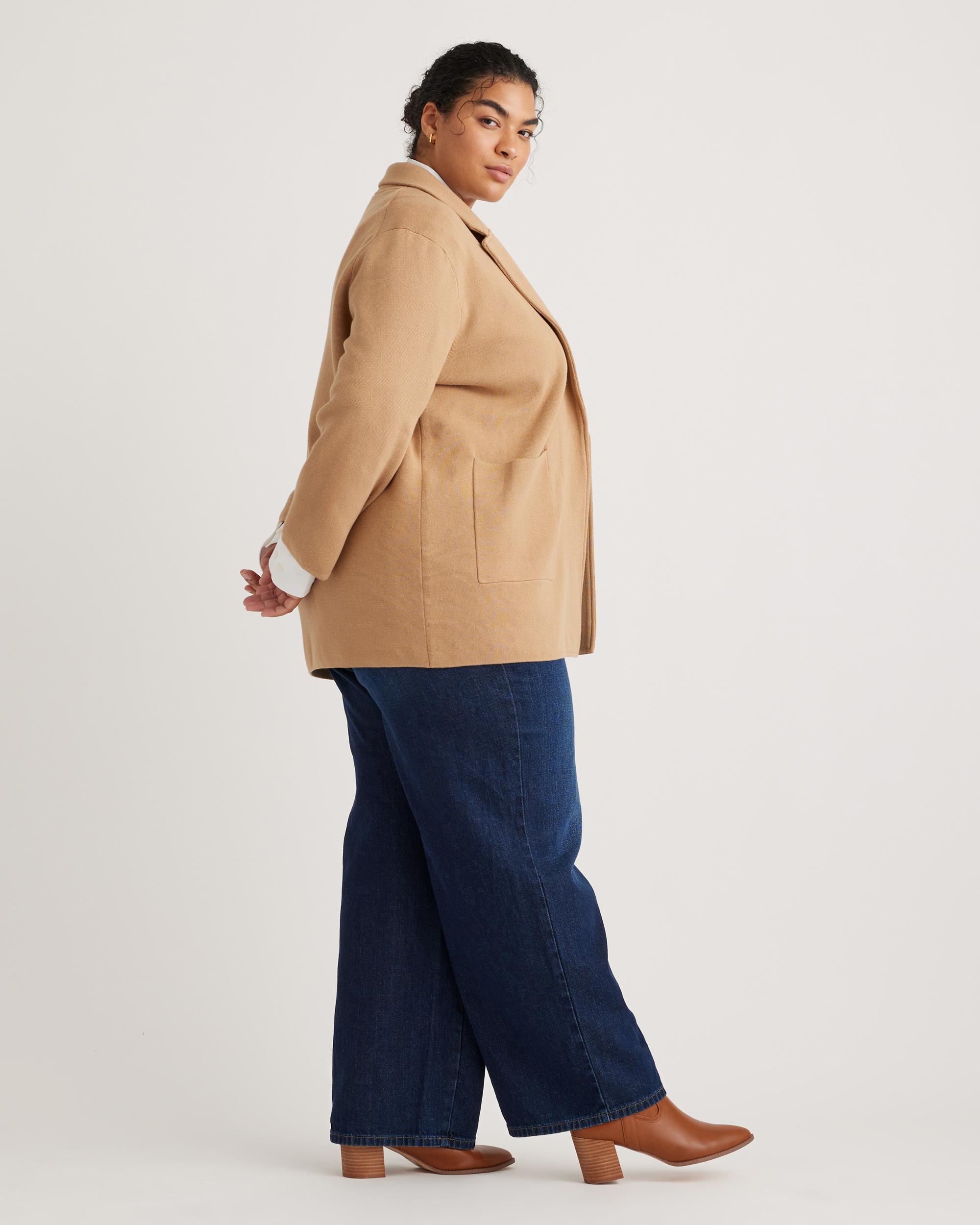 Quince | Women's Knit Blazer Organic Cotton Product Image