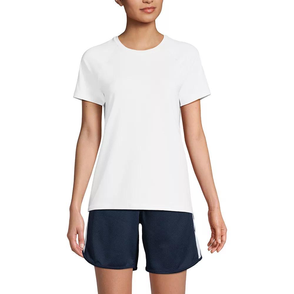Womens Lands End School Uniform Short Sleeve Active Tee Product Image