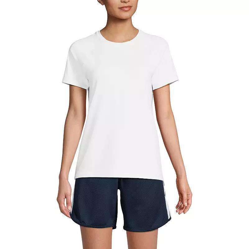 Womens Lands End School Uniform Short Sleeve Active Tee Product Image