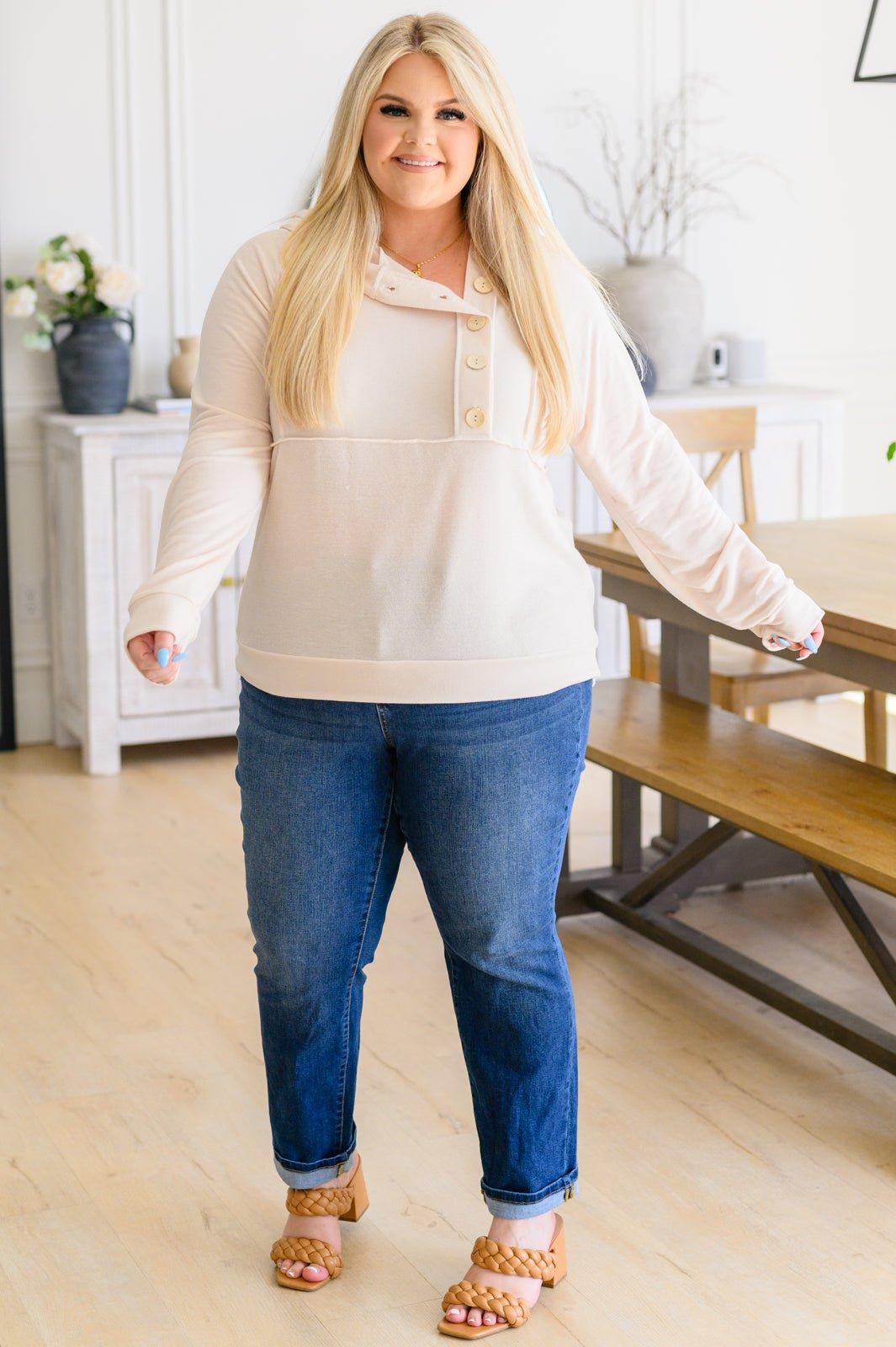 Colt High Rise Button Fly Distressed Boyfriend Jeans (Online Exclusive) Product Image