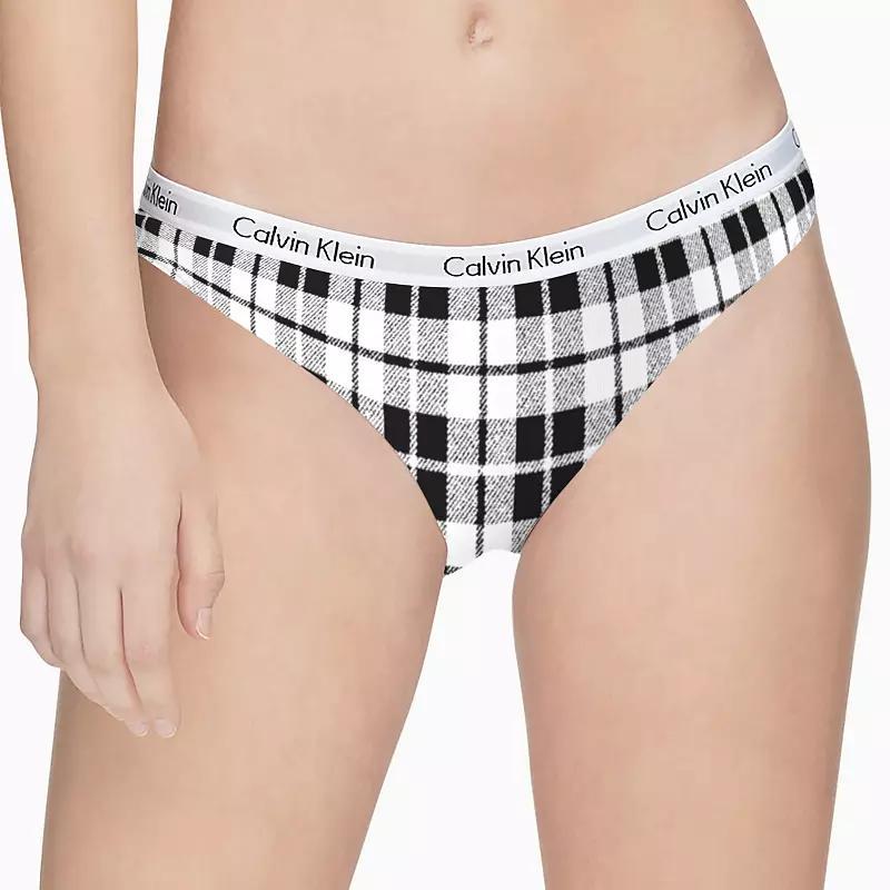 Women's Calvin Klein Carousel Bikini Panty D1618, Size: XL, Blur Buffalo Red Product Image