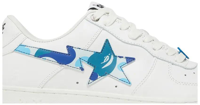 A Bathing Ape Bape Sta Low ABC Camo White Blue Product Image