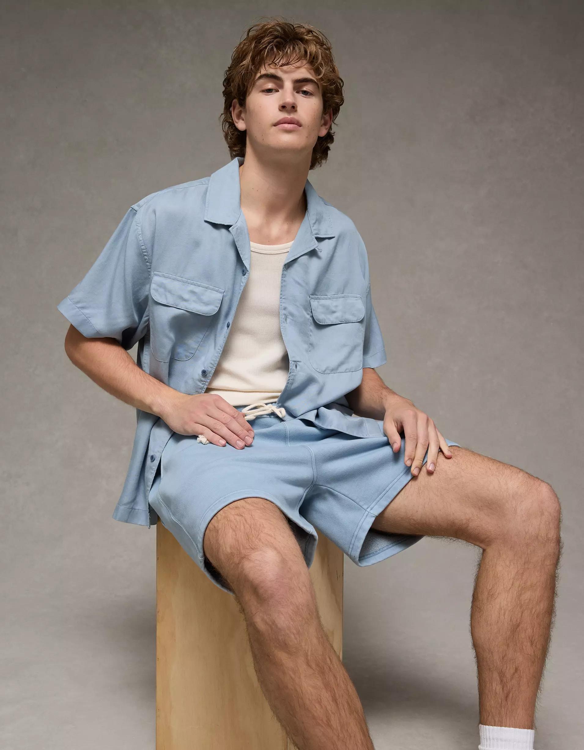 AE Poolside Button-Up Shirt Product Image