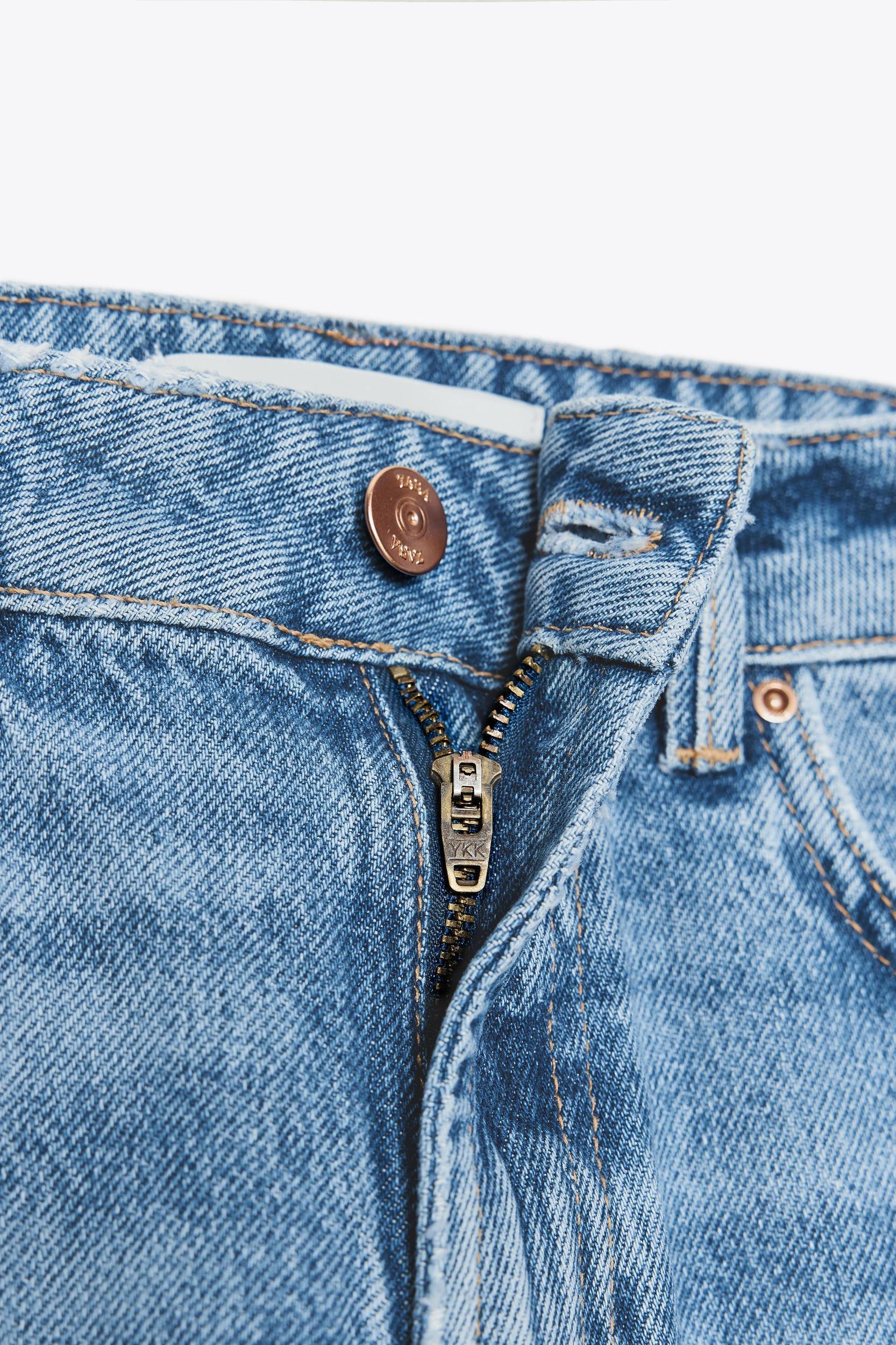 Z1975 90'S HIGH-WAISTED STRAIGHT BELTED JEANS Product Image