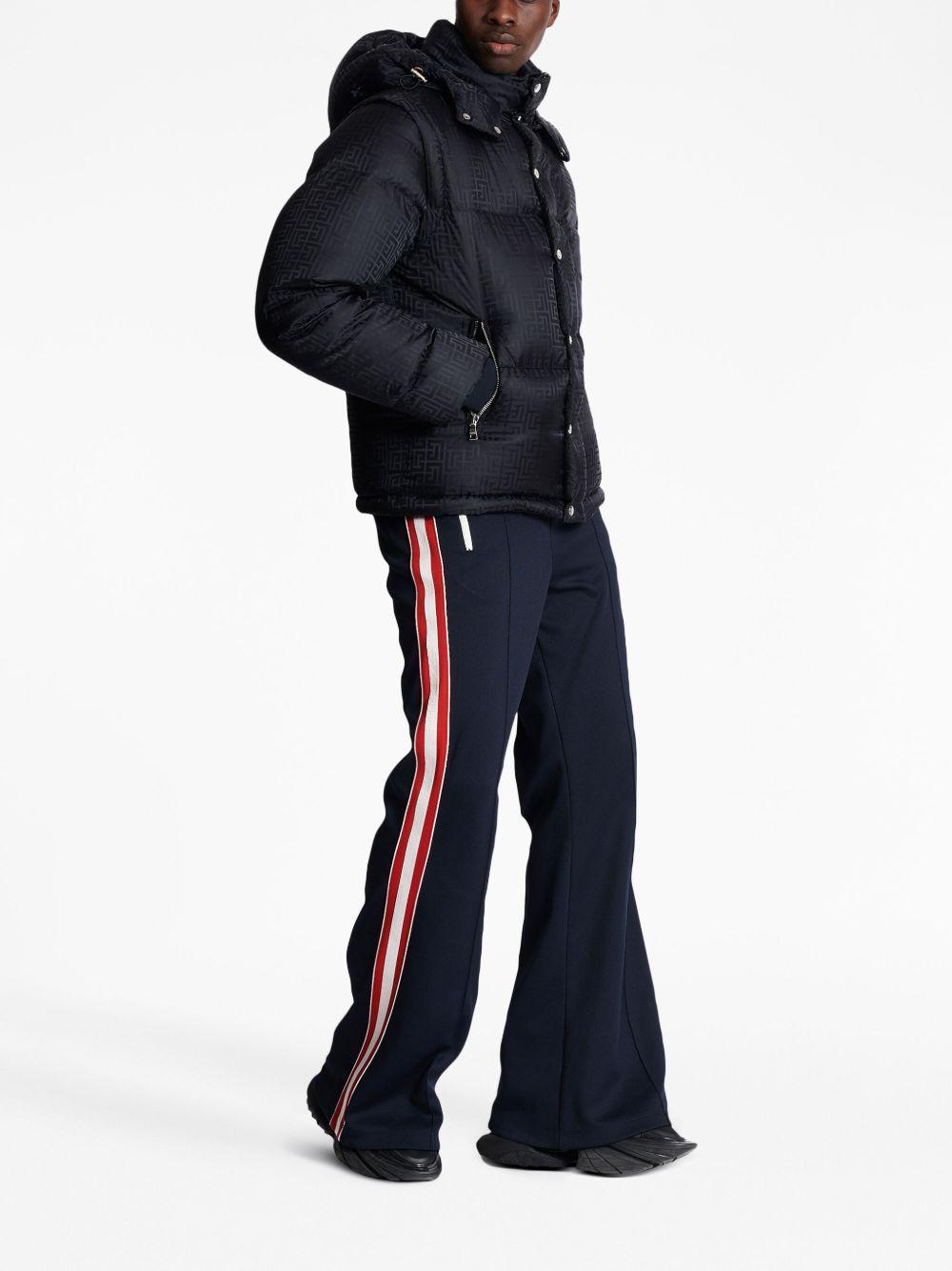 monogram-jacquard puffer jacket Product Image