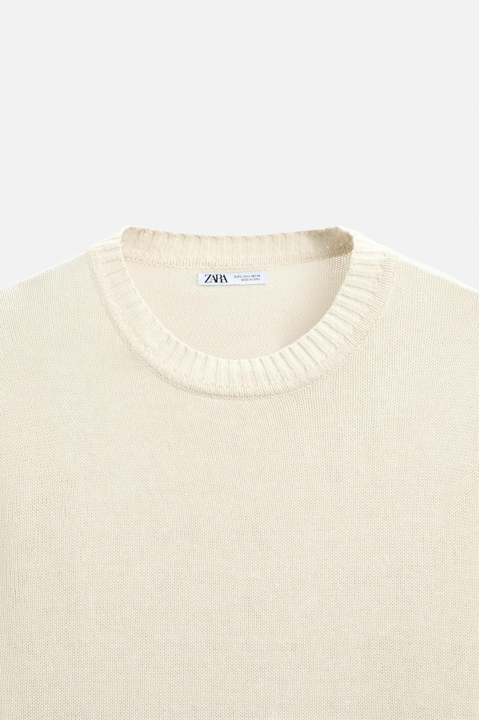 100% LINEN SWEATER Product Image