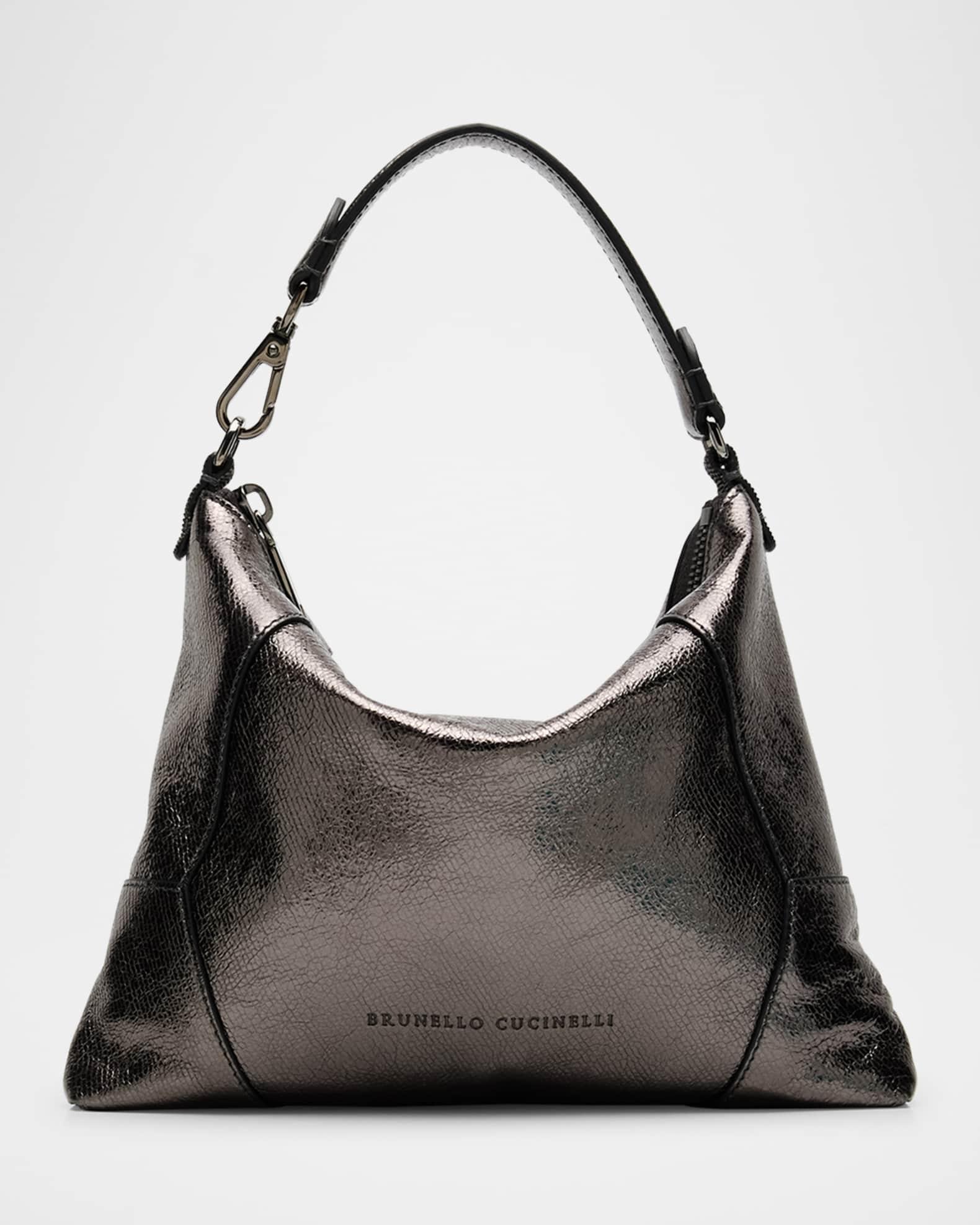 Duo Small Metallic Leather Crossbody Bag Product Image