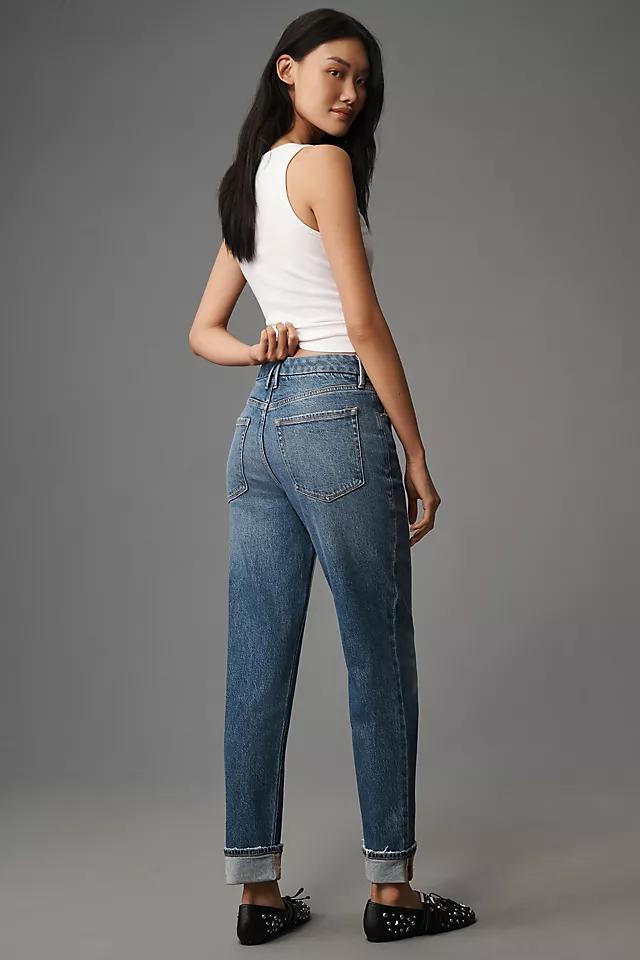 Good American Weekender High-Rise Relaxed Cuff Jeans Product Image