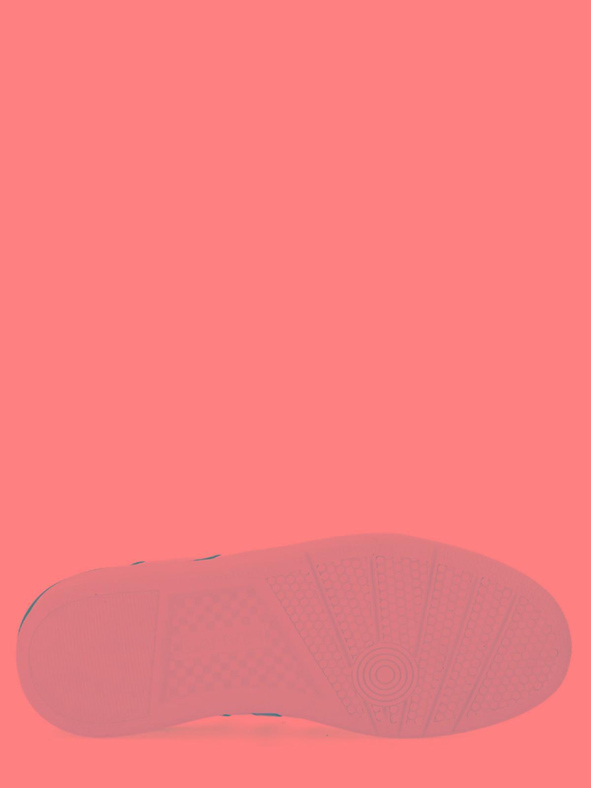 White & Black Clay Mesh Sneakers Product Image