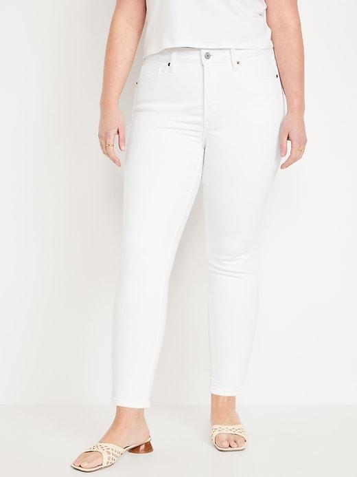 High-Waisted Button-Fly OG Straight Ankle Jeans Product Image