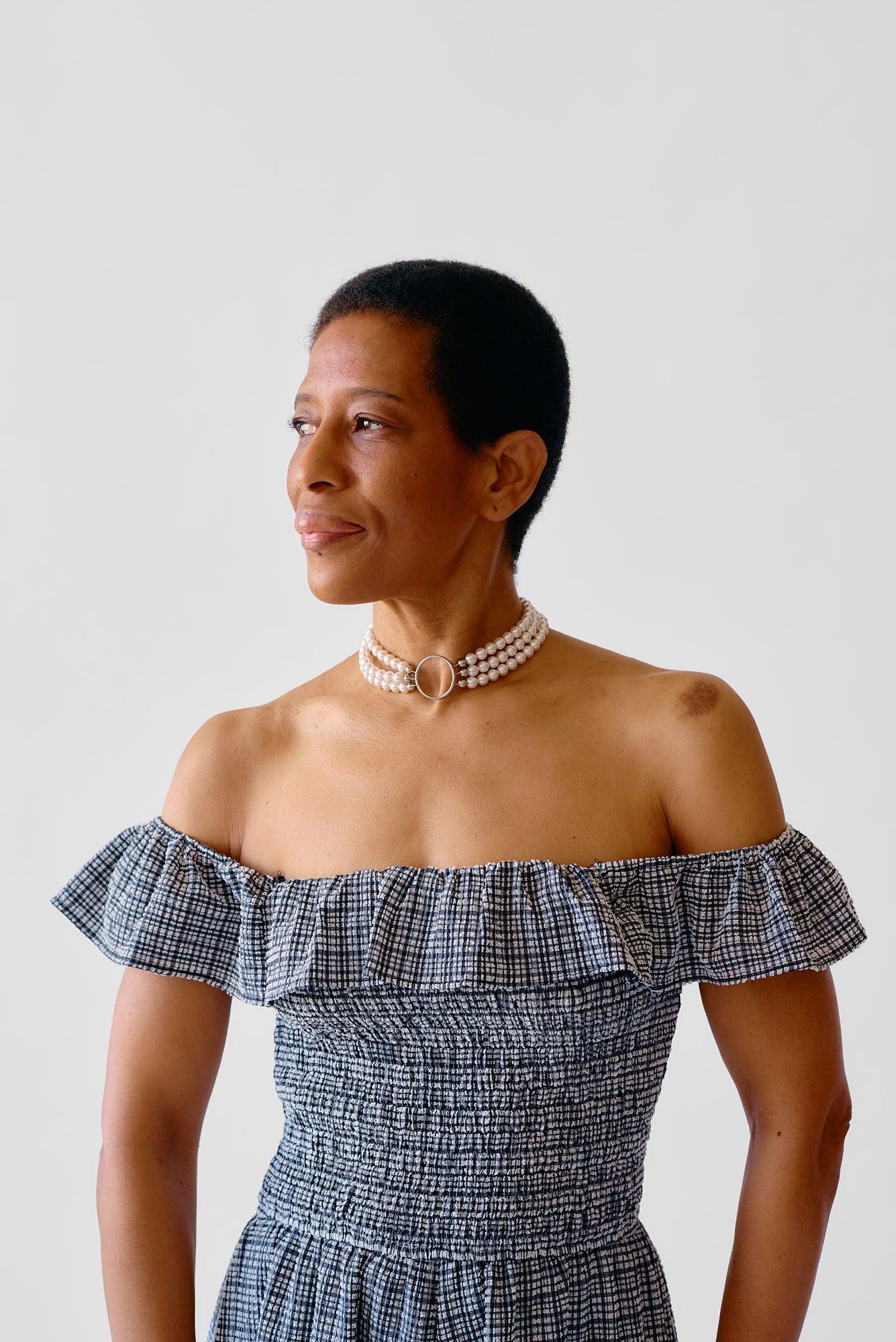 Claude Dress - Graphic Gingham Product Image