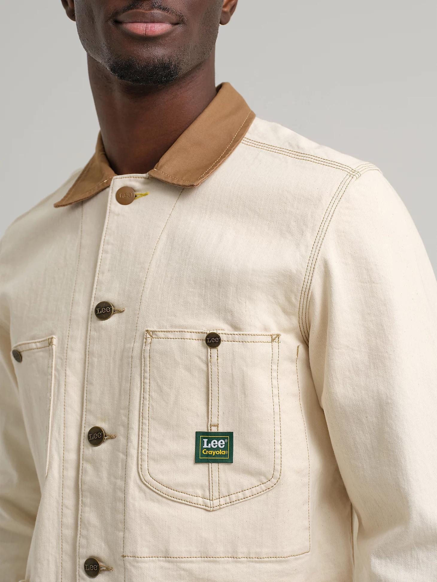 Men's Lee® x Crayola® Ecru Chore Jacket | Men's Jackets & Outerwear | Lee® Product Image