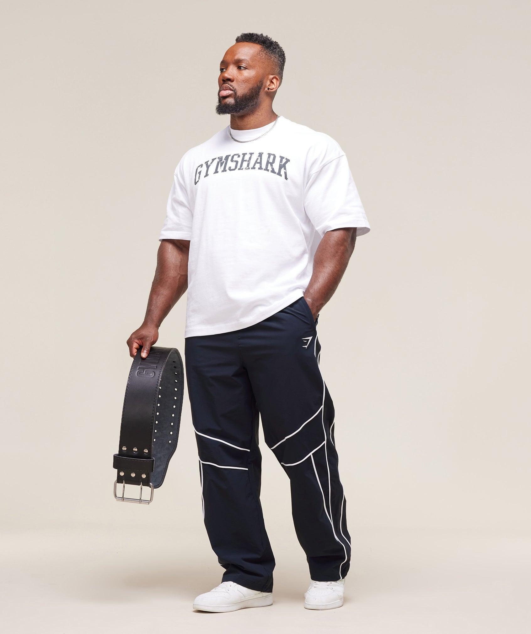 Retro Crinkle Track Pants Product Image
