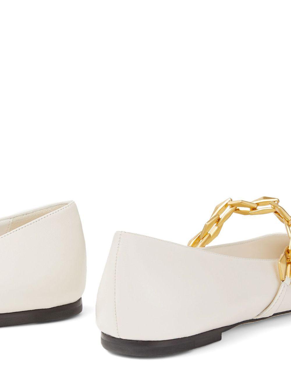 Diamond Tilda leather ballerina shoes Product Image