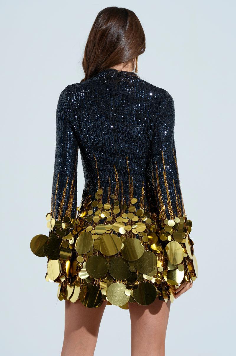 MAKE A STATEMENT SEQUIN MINI DRESS Product Image