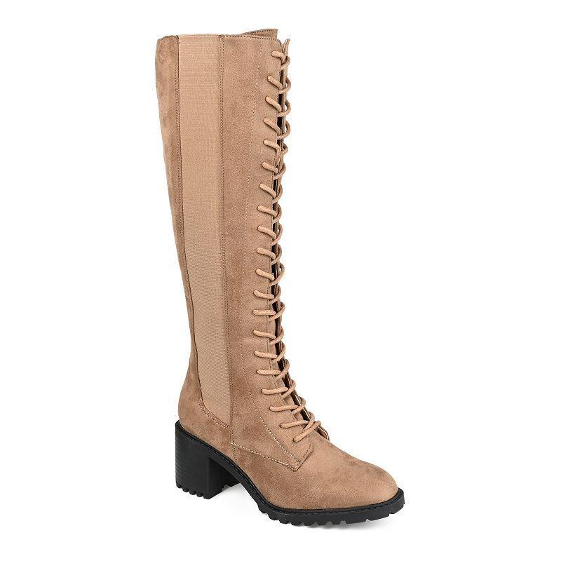 LifeStride Olympia Women's High Shaft Riding Boots, Size: 7.5 Wide, Chicory Stretch Product Image