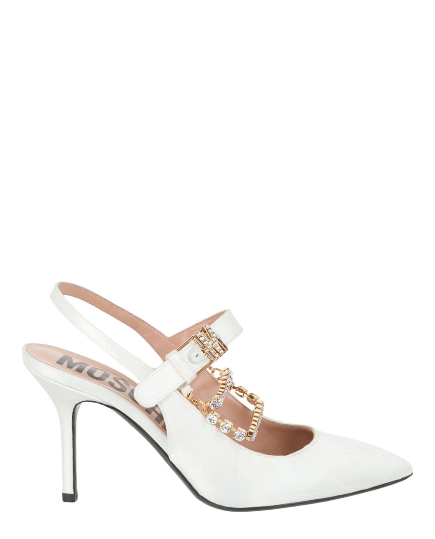 Moschino Rhinestone-Embellished Pumps Product Image