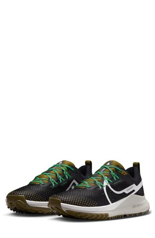 Nike Mens React Pegasus Trail 4 - Running Shoes Deep Jungle/Khaki/Ashen Slate Product Image