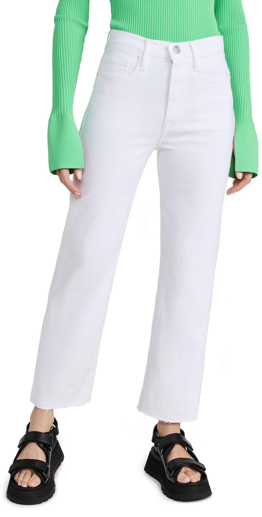 Womens Le Jane High-Rise Stretch Straight Jeans Product Image