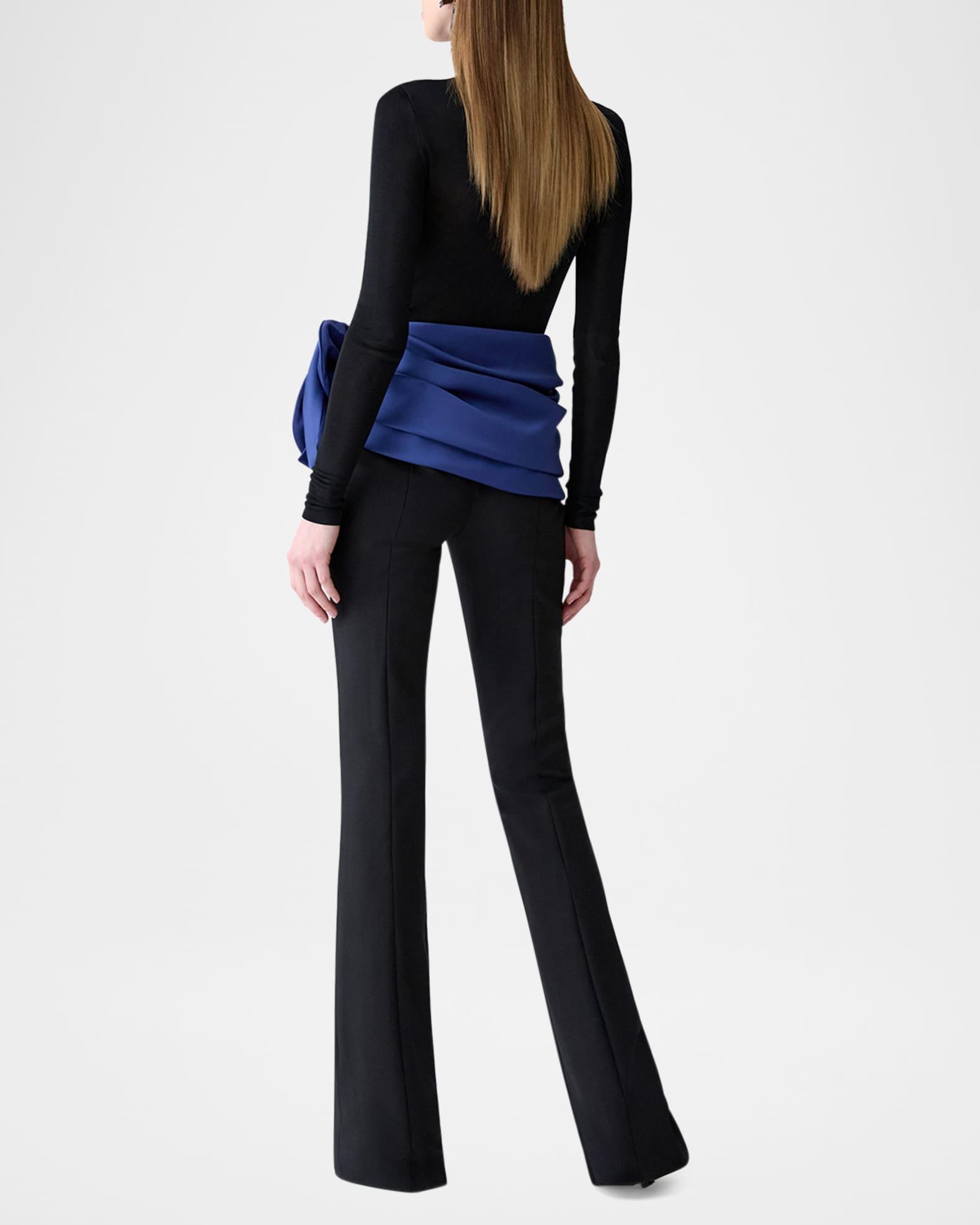 Sheer Turtleneck Sweater Product Image