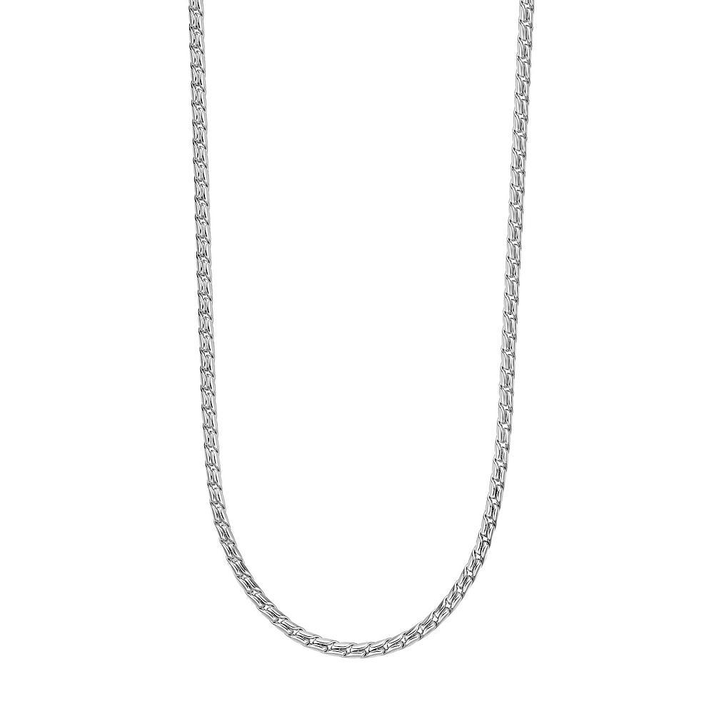 Mens LYNX Stainless Steel 20 Inch Twist Chain Necklace Product Image