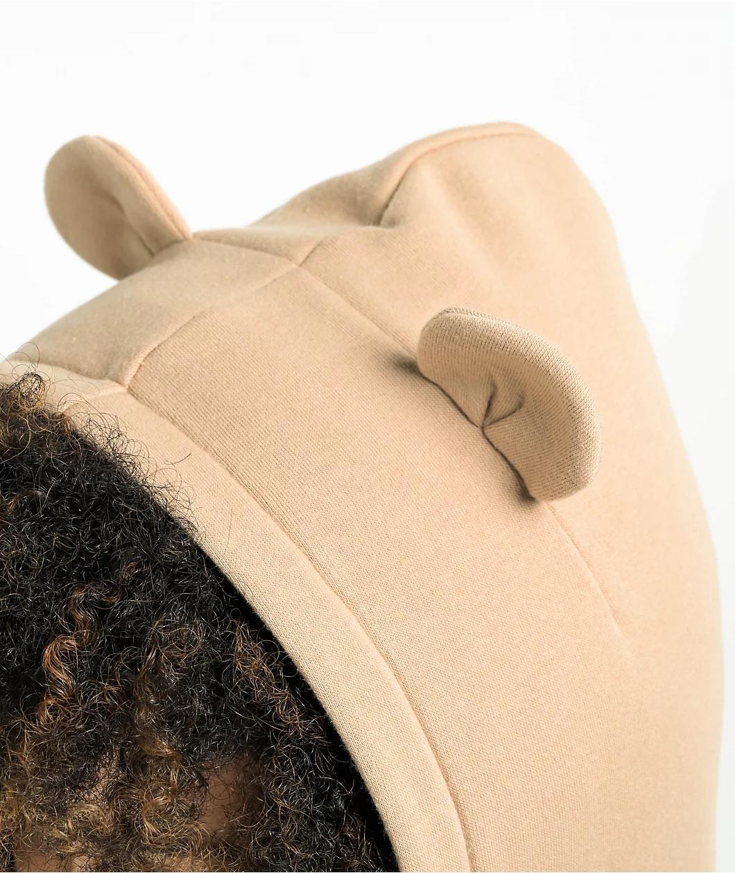 A.LAB Stitches Bear Tan Hoodie Product Image