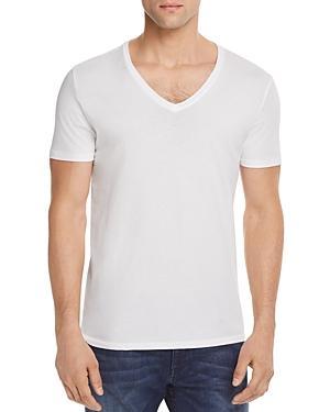 Mens Classic Jersey V-Neck T-Shirt Product Image