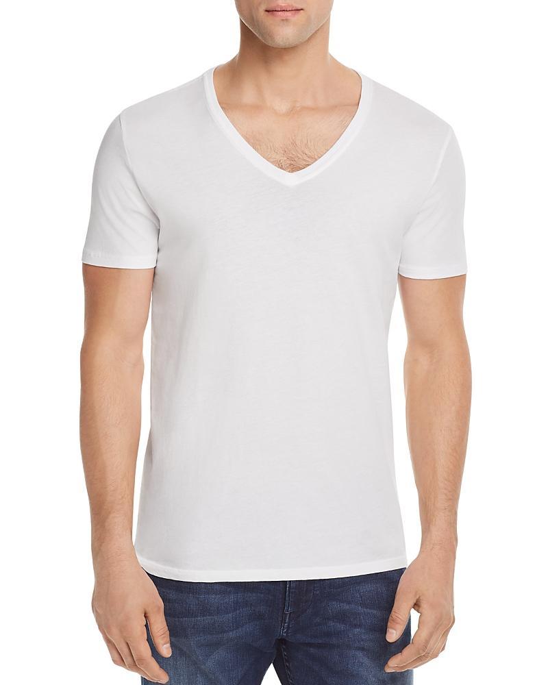 Mens Classic Jersey V-Neck T-Shirt Product Image