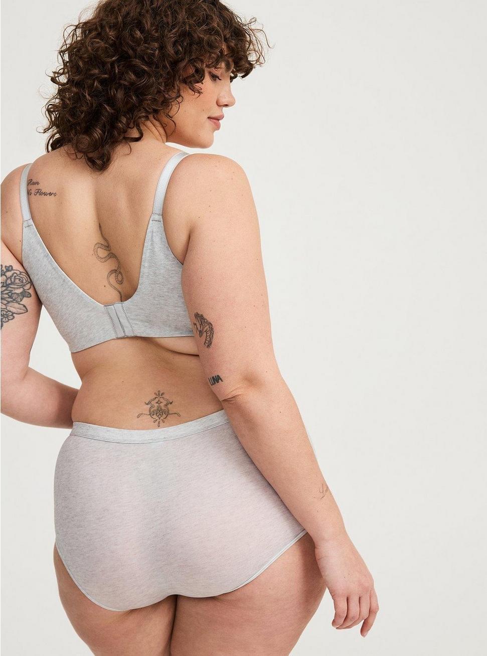 Mid-Rise Boyshort Panty with Placket Product Image