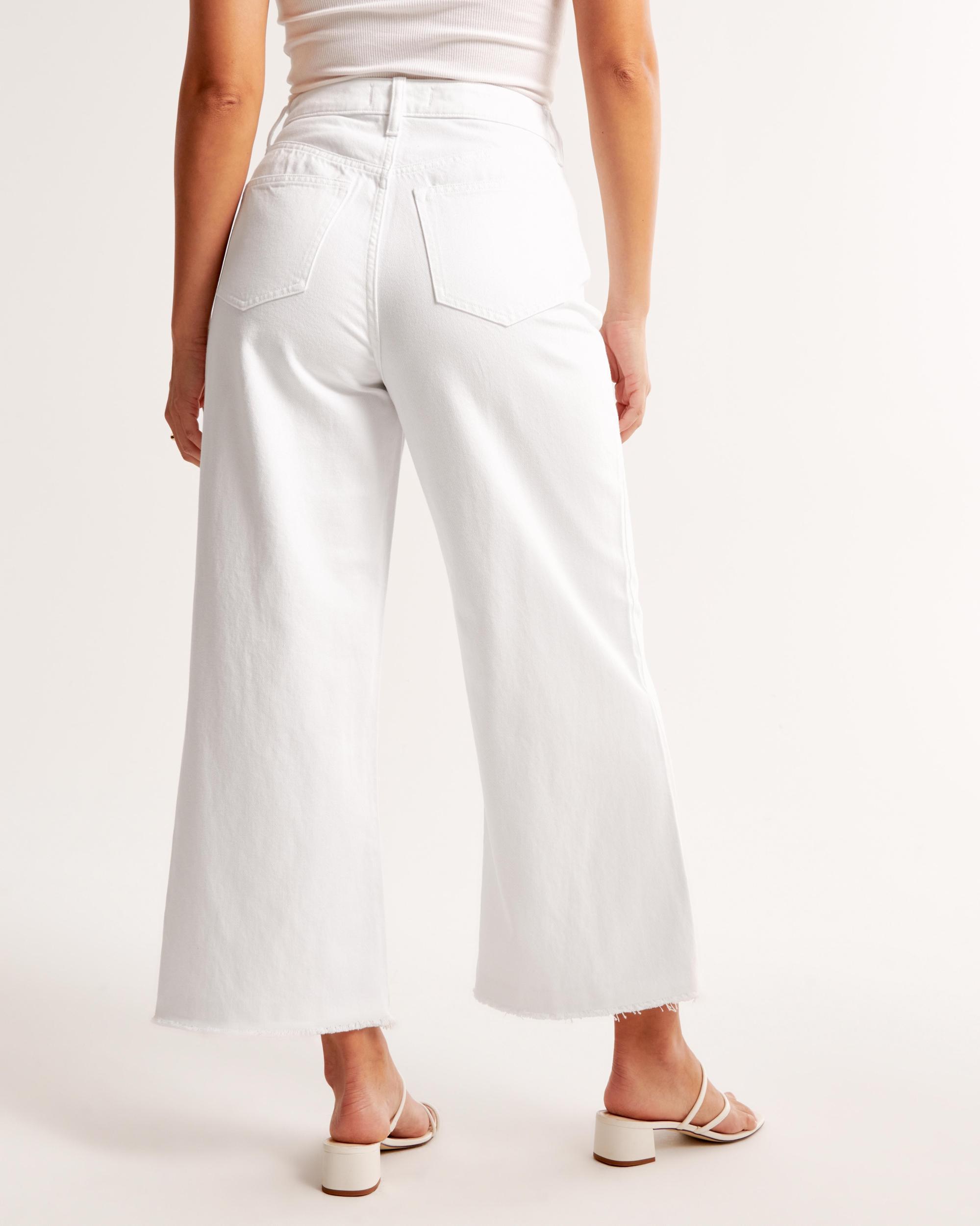 Curve Love High Rise Cropped Wide Leg Jean Product Image