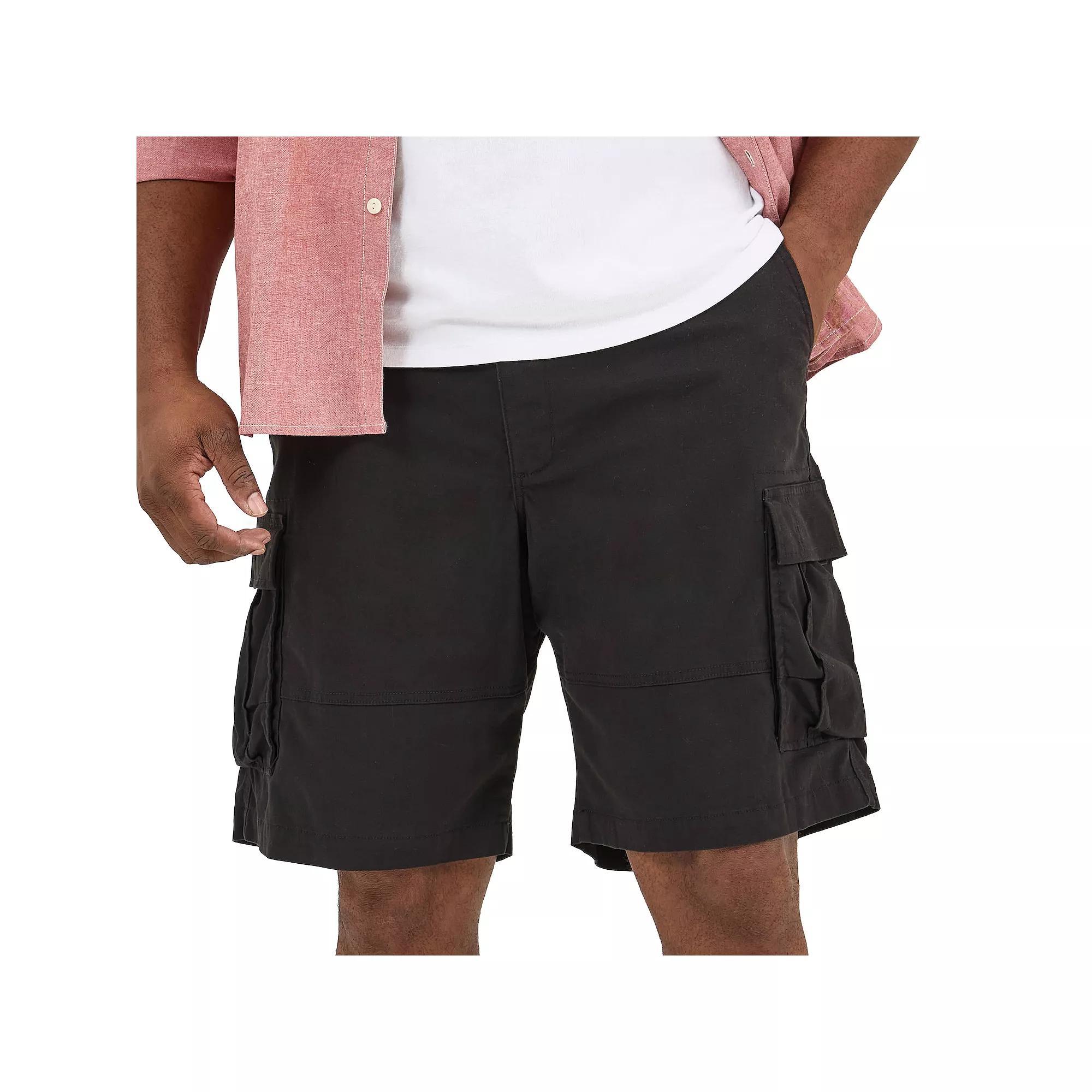 Big & Tall Lee® Extreme Motion Carolina Cargo Shorts, Men's, Size: 48, Black Product Image